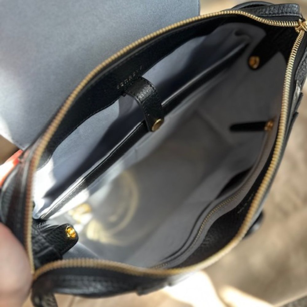 Senreve Mini Maestra in Black Dolce Italian Leather- EXCELLENT CONDITION! - Picture 10 of 15